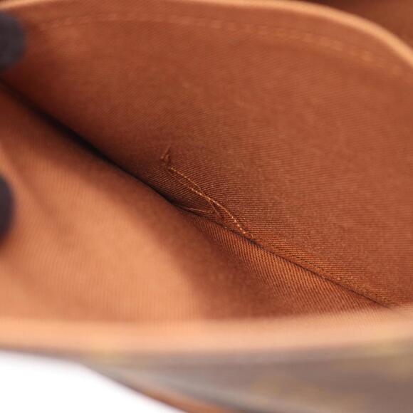 LOUIS VUITTON Authentic Brown Monogram Leather Shoulder Bag - Picture 6 of 13